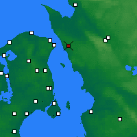 Nearby Forecast Locations - 赫尔辛堡 - 图