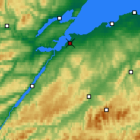 Nearby Forecast Locations - 印威內斯 - 图