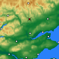 Nearby Forecast Locations - Pitlochry - 图