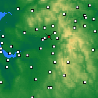 Nearby Forecast Locations - 曼彻斯特 - 图