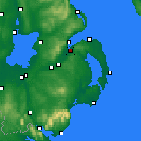 Nearby Forecast Locations - 贝尔法斯特 - 图