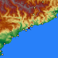 Nearby Forecast Locations - 摩纳哥 - 图
