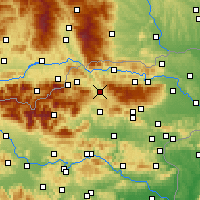 Nearby Forecast Locations - 斯洛文尼亞格拉代茨 - 图