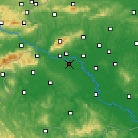 Nearby Forecast Locations - 萨格勒布 - 图