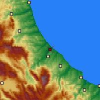 Nearby Forecast Locations - 佩斯卡拉 - 图