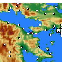 Nearby Forecast Locations - 科林斯 - 图