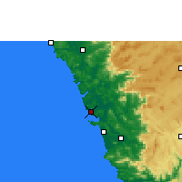 Nearby Forecast Locations - 果阿/潘吉姆 - 图