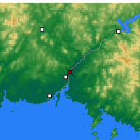 Nearby Forecast Locations - 新義州 - 图