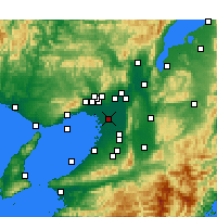 Nearby Forecast Locations - 大阪 - 图
