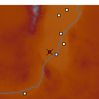 Nearby Forecast Locations - 青铜峡 - 图