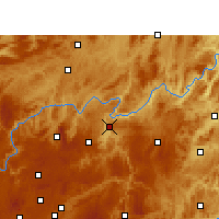 Nearby Forecast Locations - 麻黄山 - 图