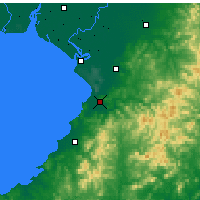 Nearby Forecast Locations - 盖县 - 图