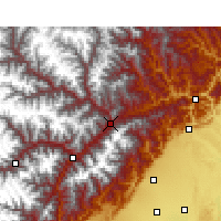 Nearby Forecast Locations - 茂县 - 图