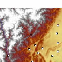 Nearby Forecast Locations - 宝兴 - 图