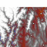 Nearby Forecast Locations - 冕宁 - 图