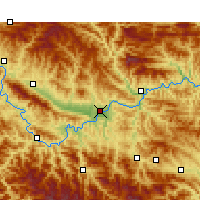 Nearby Forecast Locations - 安康 - 图