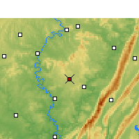 Nearby Forecast Locations - 岳池 - 图