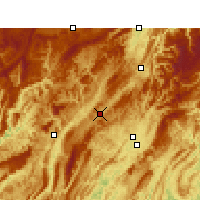 Nearby Forecast Locations - 咸丰 - 图