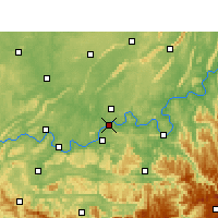 Nearby Forecast Locations - 泸州 - 图