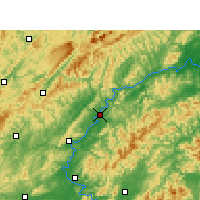 Nearby Forecast Locations - 沅陵 - 图