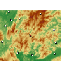 Nearby Forecast Locations - 汝城 - 图