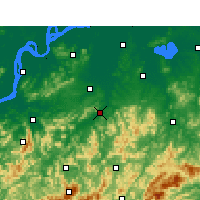 Nearby Forecast Locations - 泾县 - 图