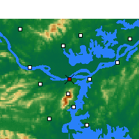 Nearby Forecast Locations - 九江 - 图