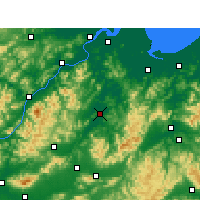 Nearby Forecast Locations - 诸暨 - 图