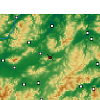 Nearby Forecast Locations - 东阳 - 图