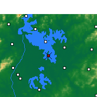 Nearby Forecast Locations - 冈山 - 图