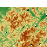 Nearby Forecast Locations - 龙泉 - 图