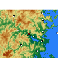 Nearby Forecast Locations - 闽侯 - 图