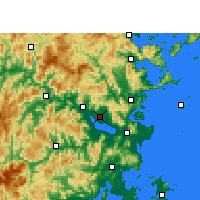 Nearby Forecast Locations - 福州 - 图