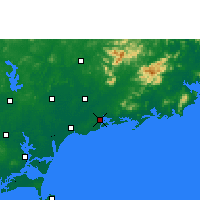 Nearby Forecast Locations - 电白 - 图