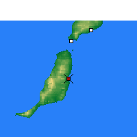Nearby Forecast Locations - 富埃特文图拉岛 - 图
