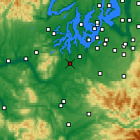 Nearby Forecast Locations - 奥林匹亚 - 图