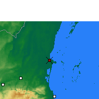 Nearby Forecast Locations - 伯利兹 - 图