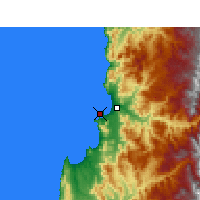 Nearby Forecast Locations - Coquimbo Pt Tortuga - 图