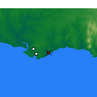 Nearby Forecast Locations - 蒙得维的亚 - 图