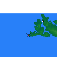 Nearby Forecast Locations - 巴瑟斯特岛 - 图
