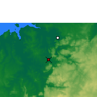 Nearby Forecast Locations - Jabiru Airport - 图