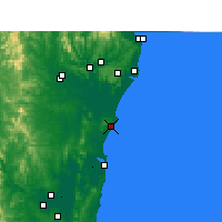 Nearby Forecast Locations - Evans Head - 图