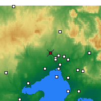 Nearby Forecast Locations - 墨爾本機場 - 图
