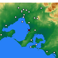 Nearby Forecast Locations - 弗兰克斯顿 - 图