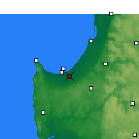 Nearby Forecast Locations - Busselton - 图