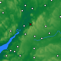 Nearby Forecast Locations - 切爾滕納姆 - 图