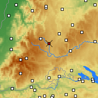 Nearby Forecast Locations - 菲林根-施文宁根 - 图