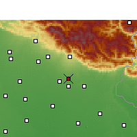 Nearby Forecast Locations - 纳格拉 - 图