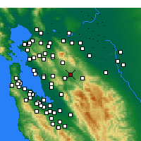 Nearby Forecast Locations - 利佛摩 - 图