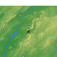 Nearby Forecast Locations - 安尼斯敦 - 图